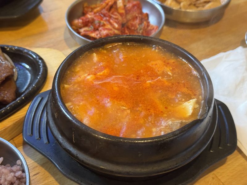 Korean Tofu House food
